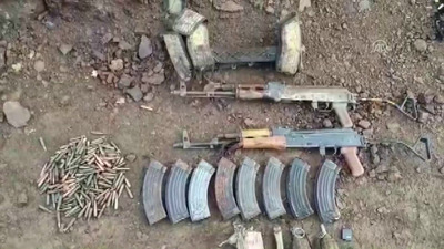 K.Irak'ta üs bölgesine sızamayan teröristler silah bırakıp kaçtılar!