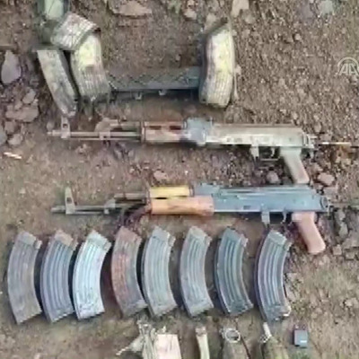 K.Irak'ta üs bölgesine sızamayan teröristler silah bırakıp kaçtılar!