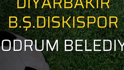 Diyarbakır B.Ş.Diskispor: 3 - Bodrum Belediye: 0 (Maç sonucu)