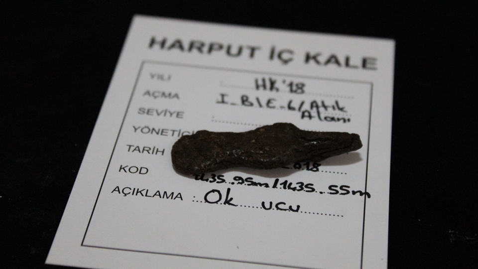 Harput Kalesi'nden tarih fışkırdı