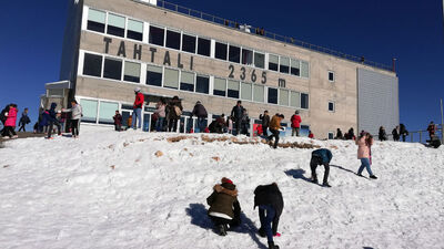 Antalya'da iki mevsim bir arada!