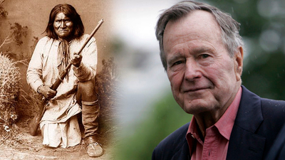 "Baba" Bush'un miras bıraktığı büyük sır! Apaçi şefi Geronimo'nun kafatası nerede?