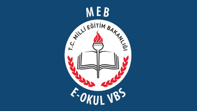 e Okul giriş ekranı
