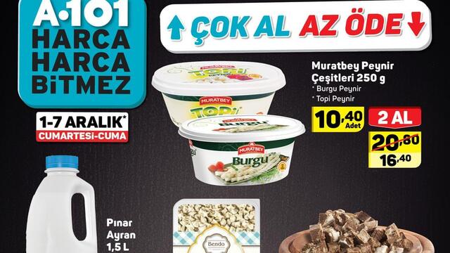 A101 1-7 Aralık Aktüel ürünler kataloğu!