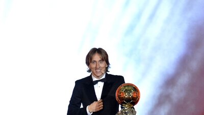 2018 Ballon d'Or Ödülü 33 yaşındaki Hırvat yıldız Modric'in oldu