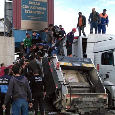 Çöp konteynerinde feci ölüm!