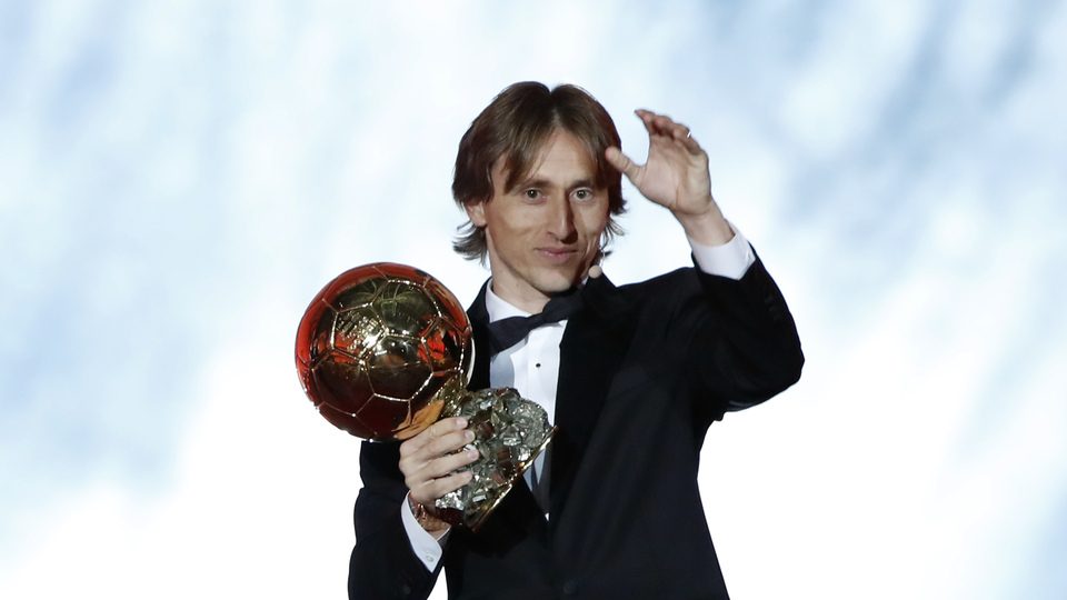 Modric, Ronaldo-Messi hegemonyasını yıktı