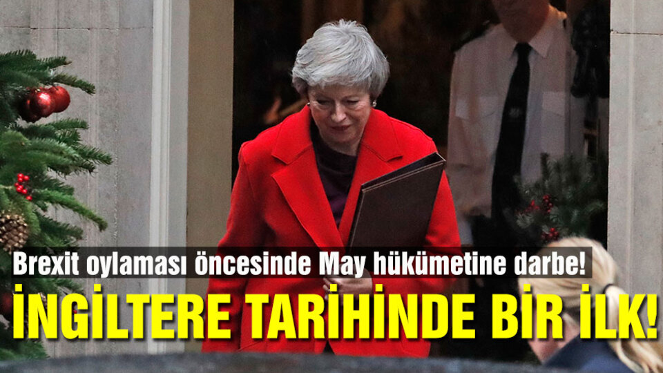 Brexit oylaması öncesinde May hükümetine bir darbe daha!