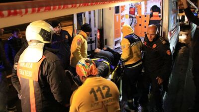 Çubuk Çayı'na düşen genci itfaiye ekipleri kurtardı