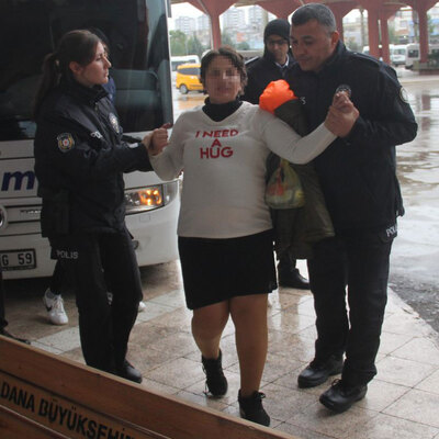 Akılalmaz olay! Hamile kadın otobüsü rehin aldı