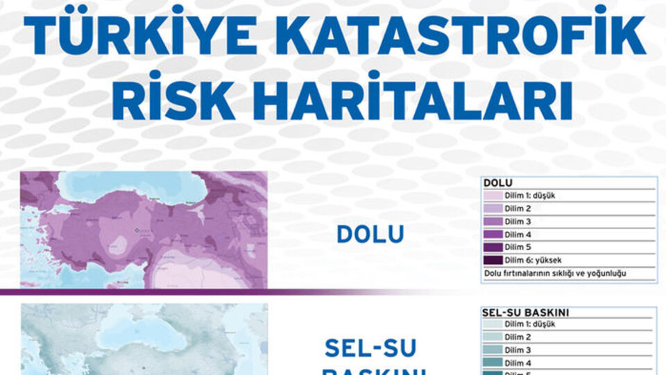 Türkiye'nin doğal afet haritası yayınlandı!
