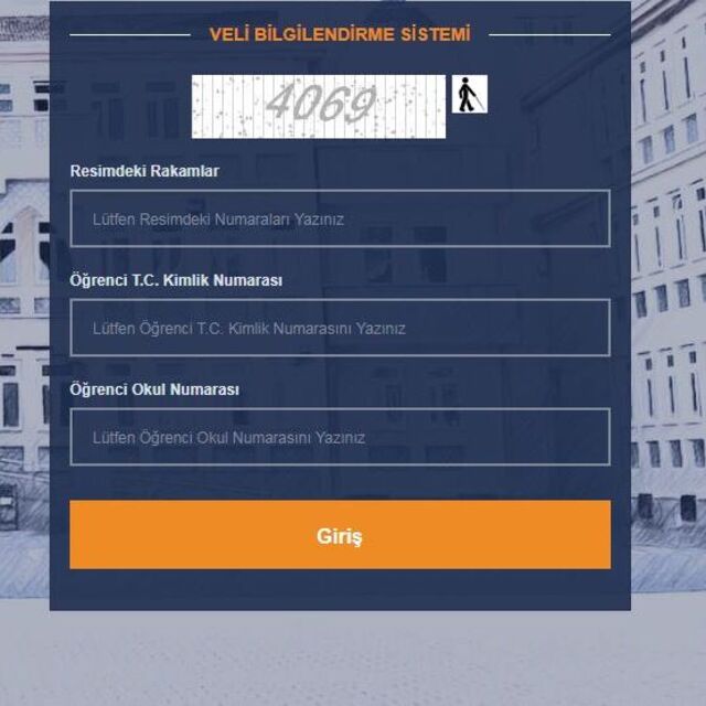 e-Okul giriş ekranı!