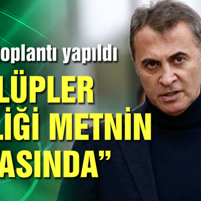 Kulüpler Birliği: "Metnin arkasındayız"