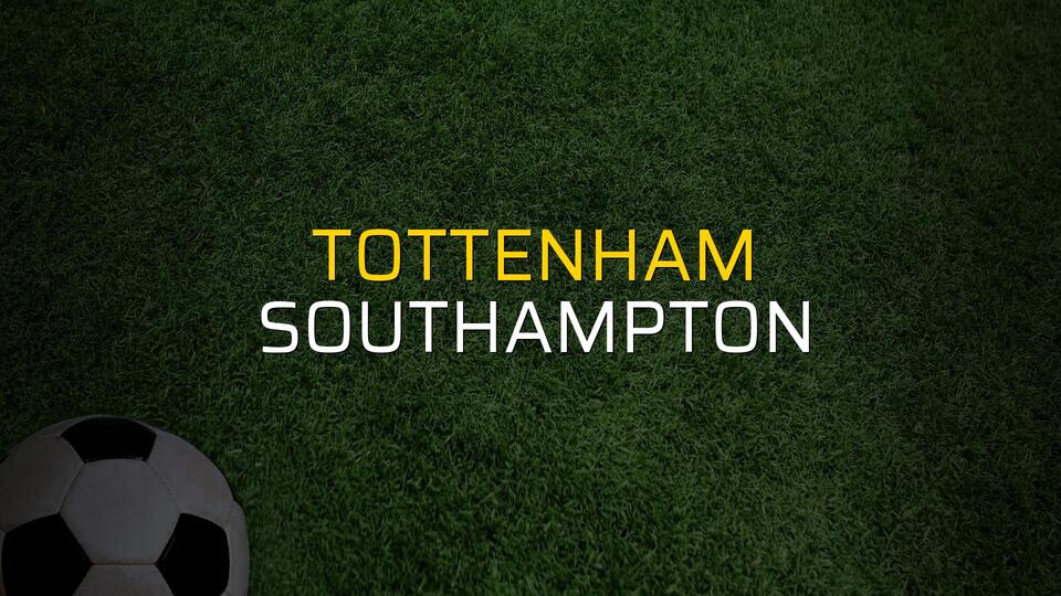 Tottenham: 3 - Southampton: 1
