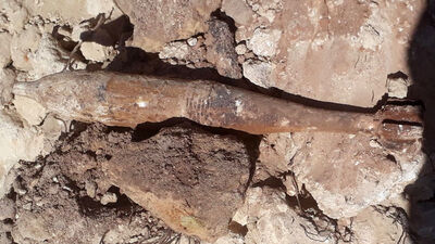 Kanalizasyon çalışması sırasında bulundu