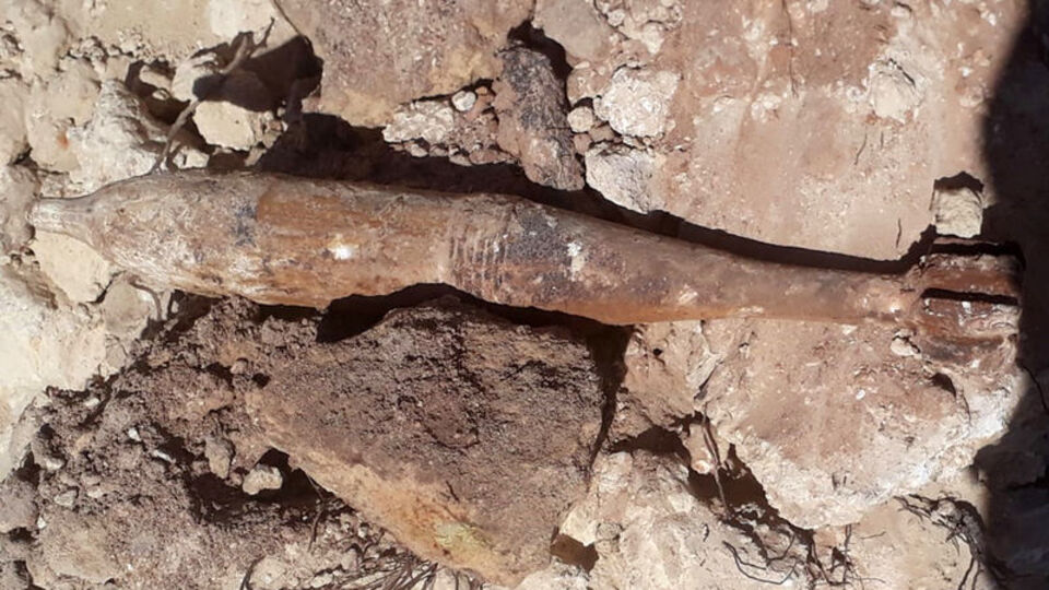 Kanalizasyon çalışması sırasında bulundu