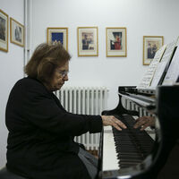 Piyanoya 78 yıldır aşkla adanan ömür