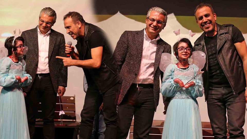 'Kelebek çocuk Elfida'ya Haluk Levent sürprizi!