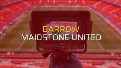 Barrow: 0 - Maidstone United: 0