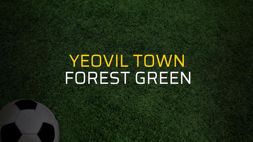 Yeovil Town: 0 - Forest Green: 0