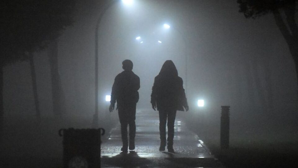 Manisa'da sisli gece