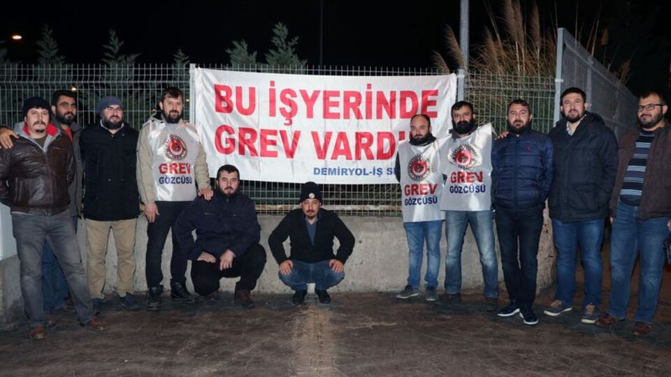 İZBAN'da grev başladı