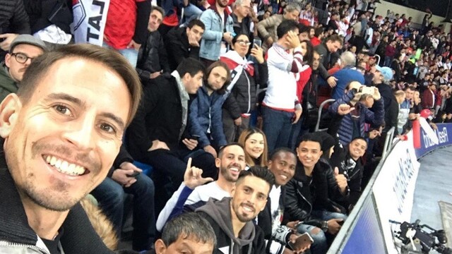 Trabzon'un yıldızları Libertadores finalini izledi