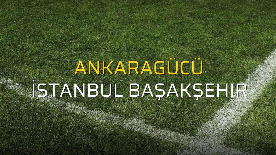 Ankaragücü: 0 - İstanbul Başakşehir: 1 (Maç sona erdi)