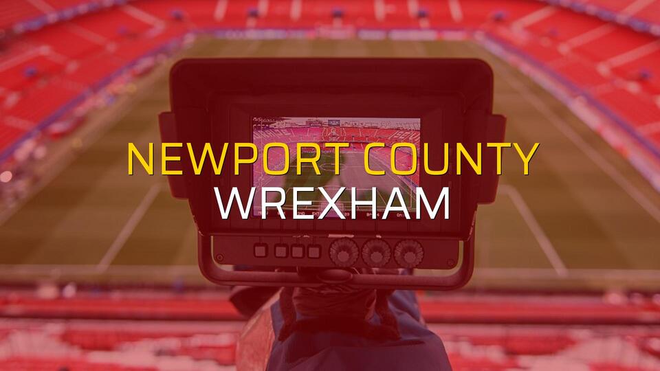 Newport County - Wrexham maçı öncesi rakamlar