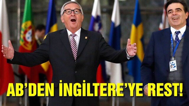 Juncker'den İngiltere'ye rest: Yeniden müzakere yok