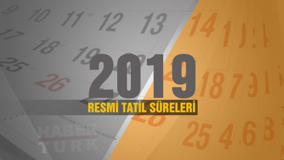 Resmi tatil süreleri!