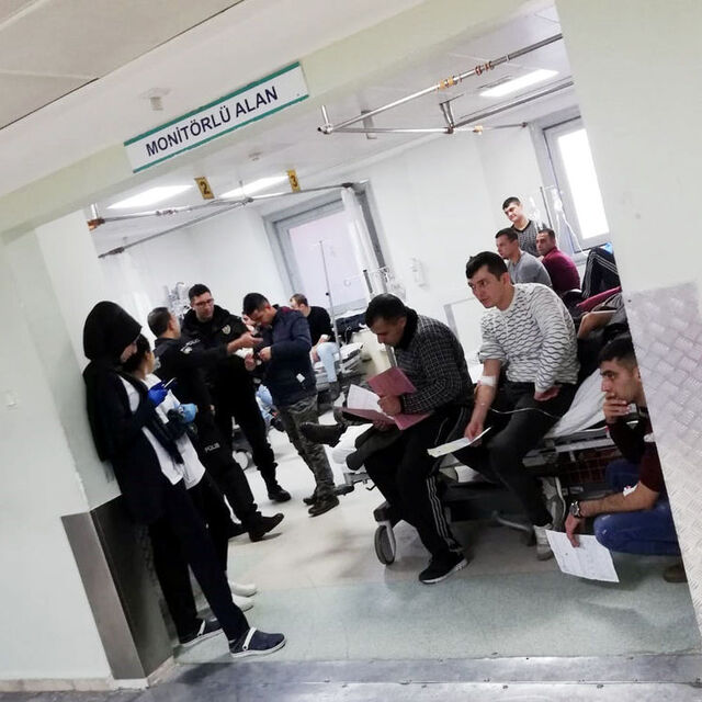 Gaziantep Polis Okulu'nda çok sayıda öğrenci hastanelik oldu
