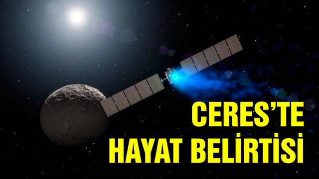 Ceres'te hayat belirtisi