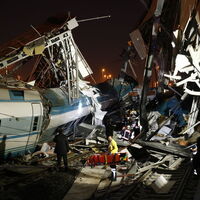 Ankara'da Yüksek Hızlı Tren kazası!