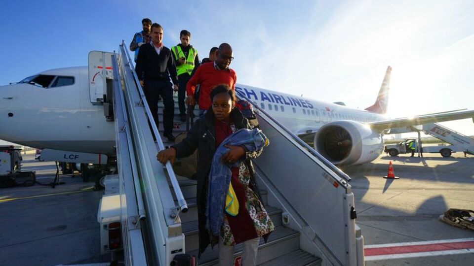 13 bin metrede heyecanlı anlar!