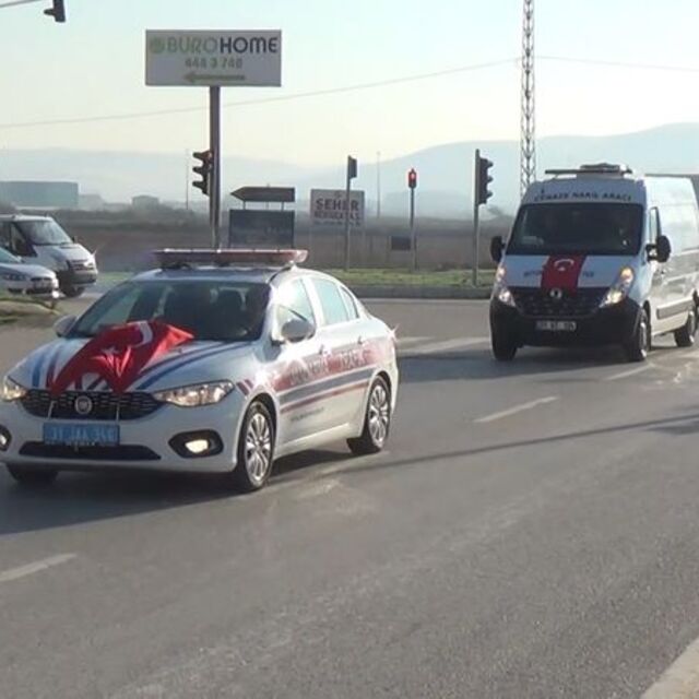 Afrin şehidine İstanbul'da veda...