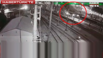 Ankara'daki tren kazasının görüntüleri ortaya çıktı!