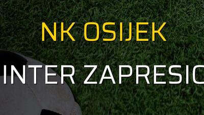 NK Osijek - Inter Zapresic maçı ne zaman?