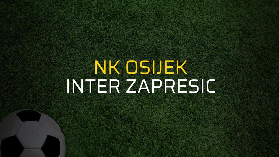 NK Osijek - Inter Zapresic maçı ne zaman?