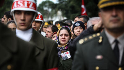 Afrin şehidine veda!