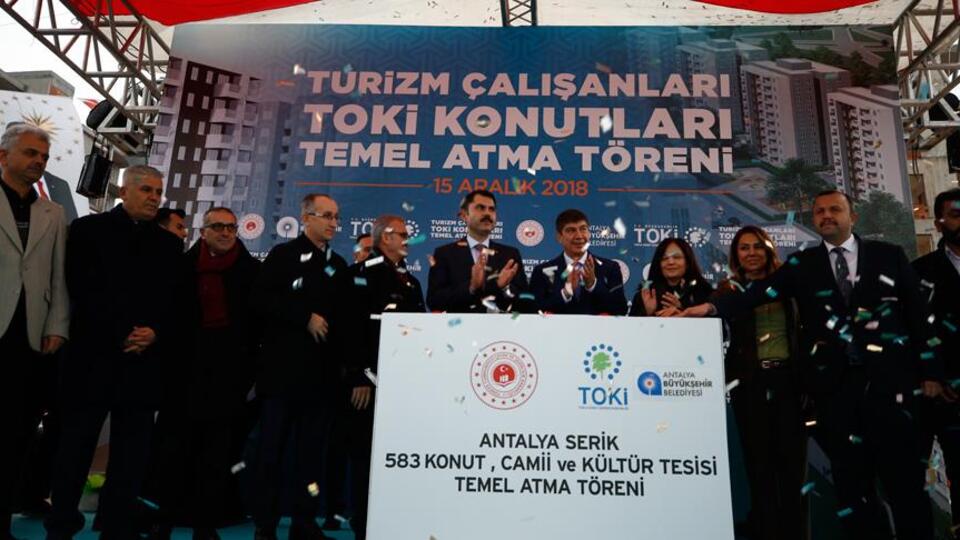 Turizm çalışanlarına TOKİ konutu