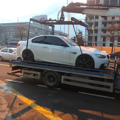 Drift yapan sürücüye ceza yağdı