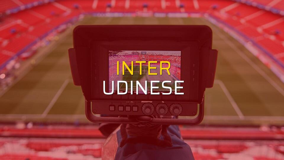 Maç sona erdi: Inter: 1 - Udinese:0