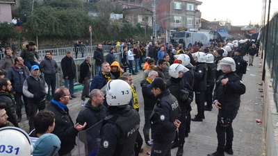 Maç öncesi olay çıktı! Polis müdahale etti