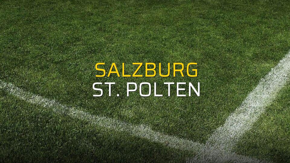 Salzburg: 5 - St. Polten: 1 (Maç sonucu)