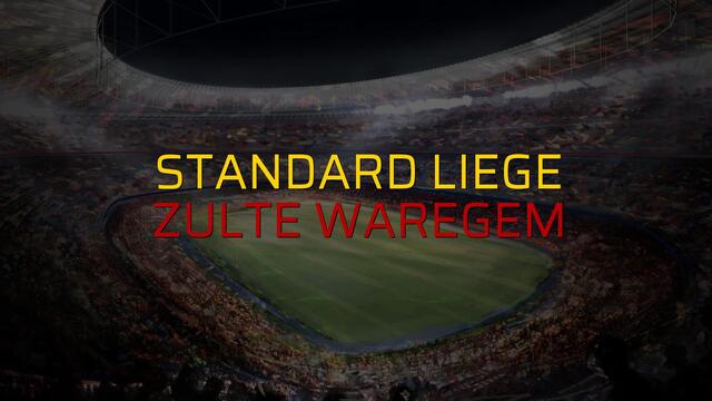 Maç sona erdi: Standard Liege: 4 - Zulte Waregem:1