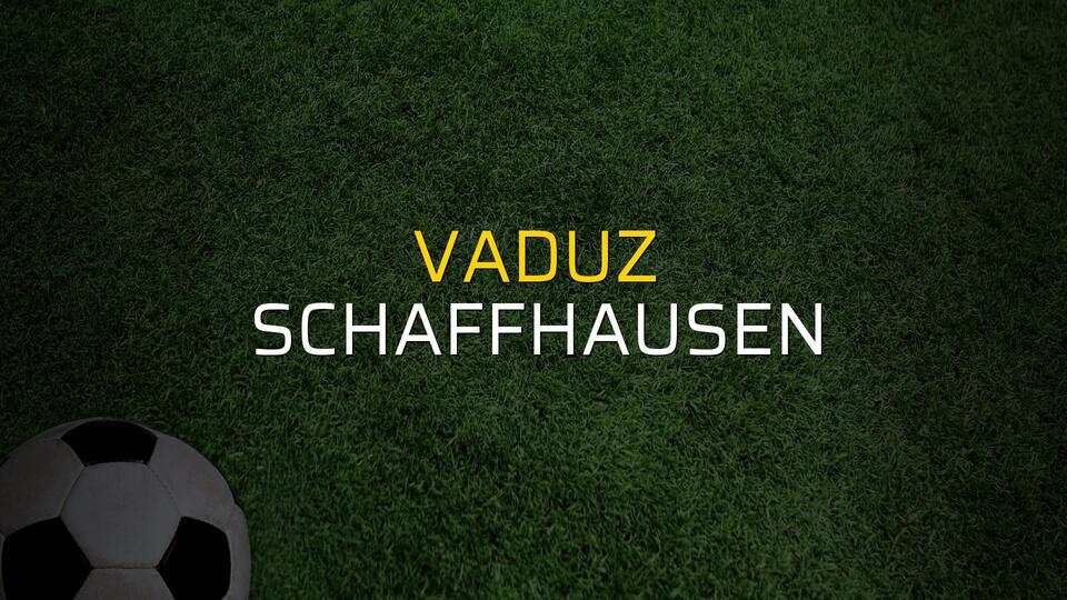 Maç sona erdi: Vaduz: 1 - Schaffhausen:0