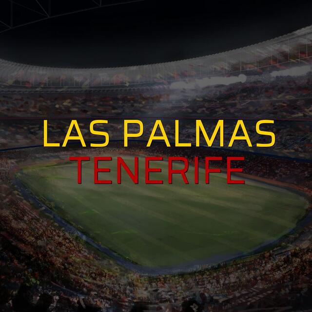 Las Palmas: 1 - Tenerife: 0 (Maç sonucu)