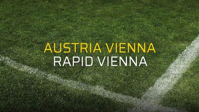 Maç sona erdi: Austria Vienna: 6 - Rapid Vienna:1