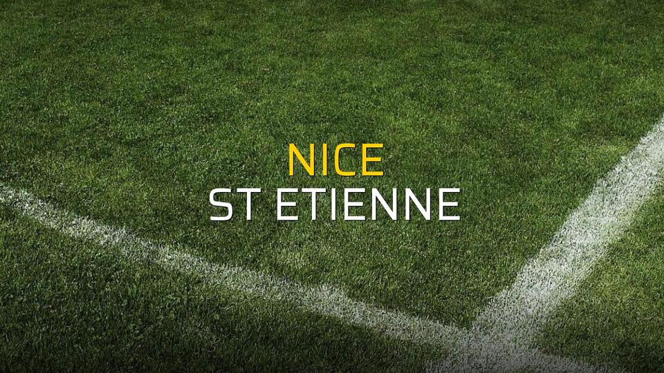 Maç sona erdi: Nice: 0 - St Etienne:0